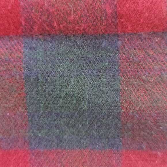 Kapital K Wool Blend Sherpa Burgundy Plaid Fall Vest Sz 7 - Picture 3 of 7